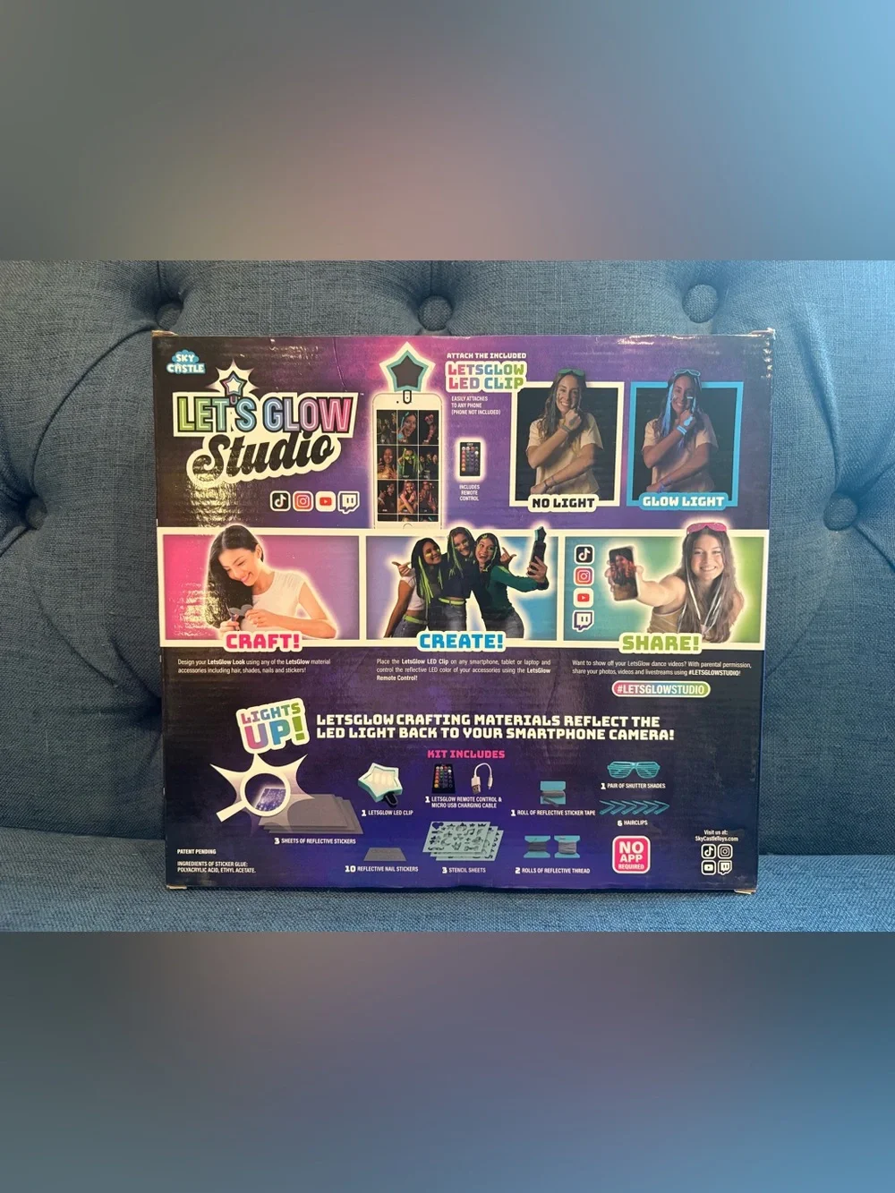 Let’s Glow Studio Kit Toy Craft Teen